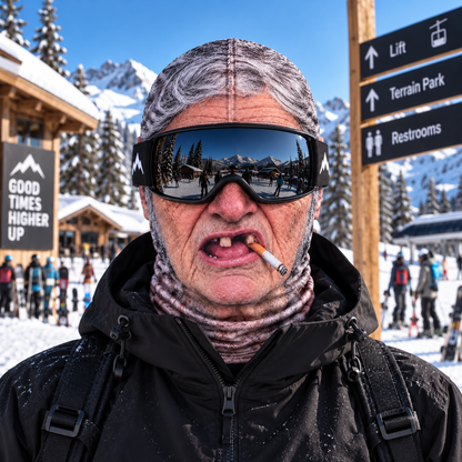 Crazy Face Ski Mask